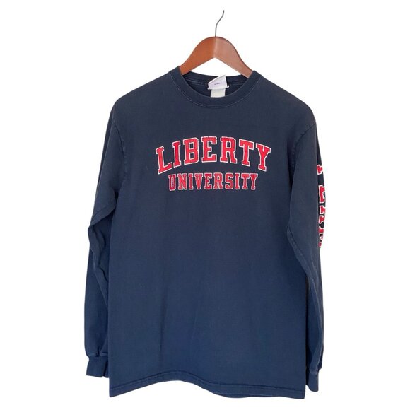 Champion Other - Liberty Flames Blue L/S T-Shirt Men's Size M Champion NCAA